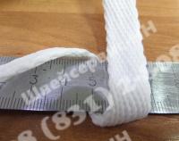 Шнур плоский 15 мм белый п -э (упак 100 м)_1.jpg
