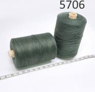 Нитка 45 ЛЛ 2500м черная оливка (5706)