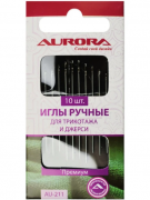 Иглы ручные Aurora для трикотажа и джерси , 10шт  AU-211