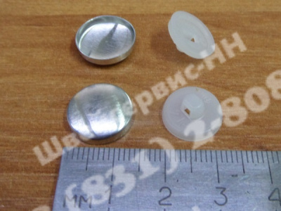 Заготовка Mikron №24 (14мм) пластик белый (уп 500 шт )_2